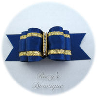Roxy's Special Selection - Royal Blue - Adult Dog Bow