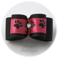 Hot Pink with Black Paw