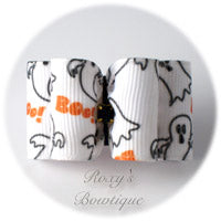 Halloween Ghosts - Adult Dog Bow