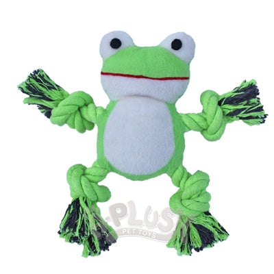 Kermey the Frog Dog Toy - A-Plush Toys