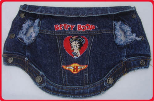 Biker Dog Jacket - Betty Boop Dog Clothes