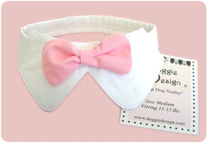 Dog Collar and Pink Bow Tie Set - Doggie Design