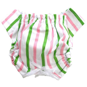 "Beverly Hills Chihuahua" Pink & Green Striped Panties - Doggie Design