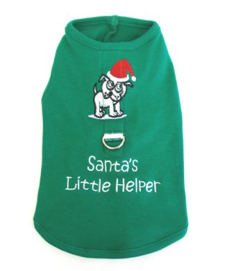 Santa's Little Helper Harness Tee - Doggie Design