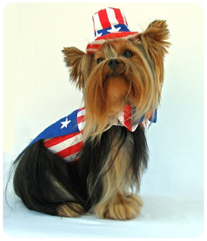 Uncle Sam Dog Costume - Doggie Design