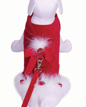 Doggie Claus Dog Dress - Cha-Cha Couture