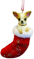 Chihuahua Stocking Ornament - E&S Imports