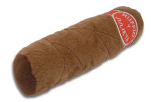 Cuban Cigar Plush Dog Toy