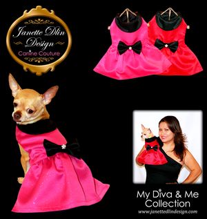 Arabella Fuchsia Dog Dress - Janette Dlin Design