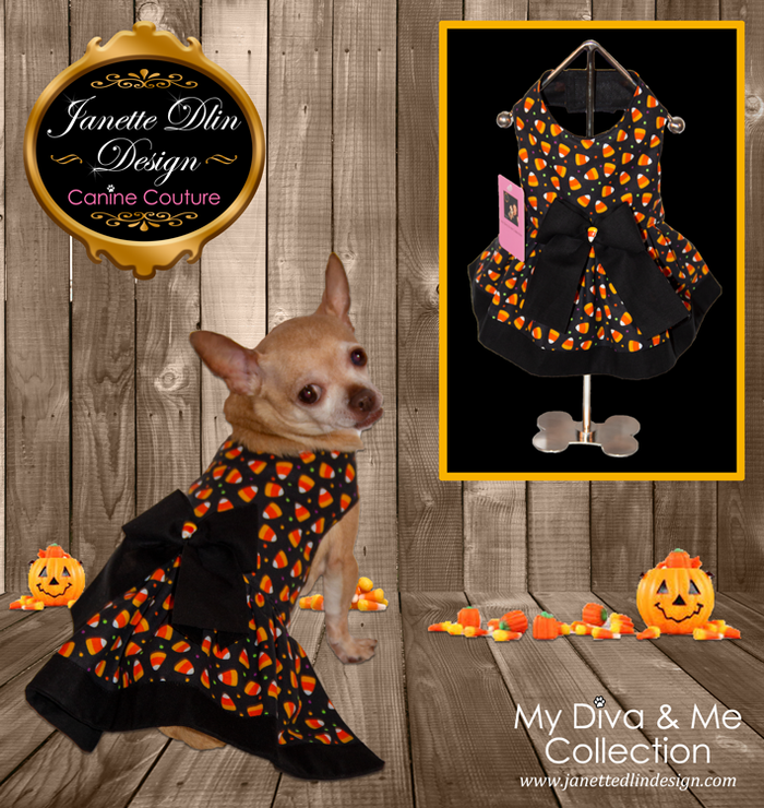 Halloween Candy Corn Dog Dress