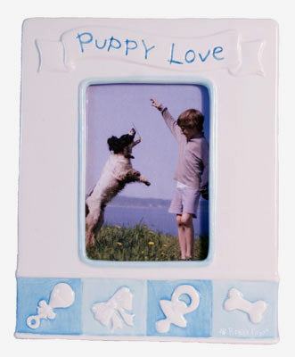 Puppy's First Love Frame - Boy