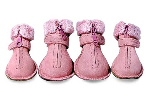 Dog Shoes - Pooch Boots - Pink - Monkey Daze