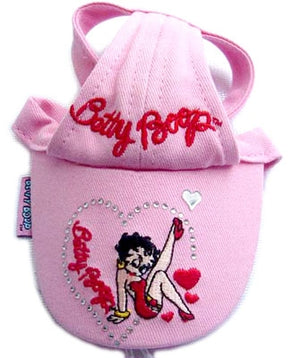 Pink Dog Cap - Betty Boop Dog Couture