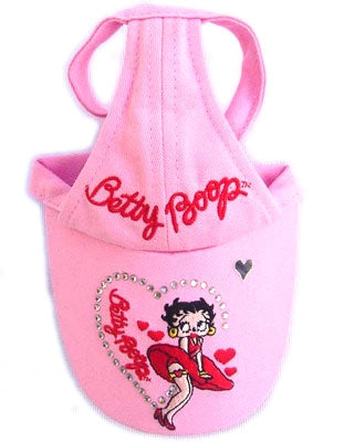 Pink Dress Dog Cap - Betty Boop Canine Couture