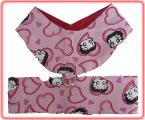 Heart Dog Harness - Betty Boop Dog Clothes