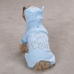 Snuggle Bear Casual Canine Animal Lounger - Blue