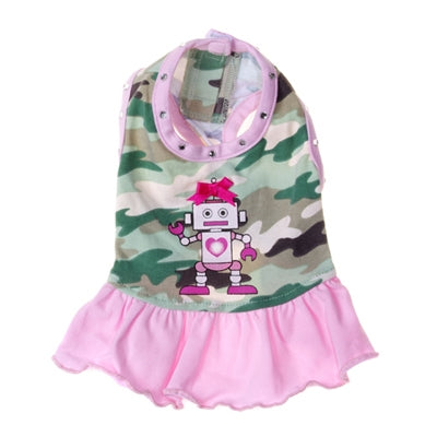 Robot Day Dress - Pooch Outfitters