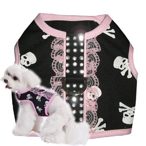 Girls Skull Harness Top - Pooch Outfitters