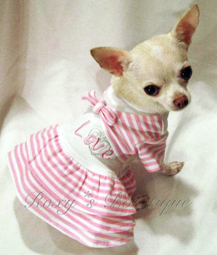 Love Me Dog Dress - Platinum Puppy Couture