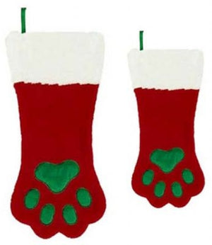 Christmas Paw Stocking - Plush Puppies