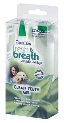 TropiClean Clean Teeth Gel/Kit 2 in 1